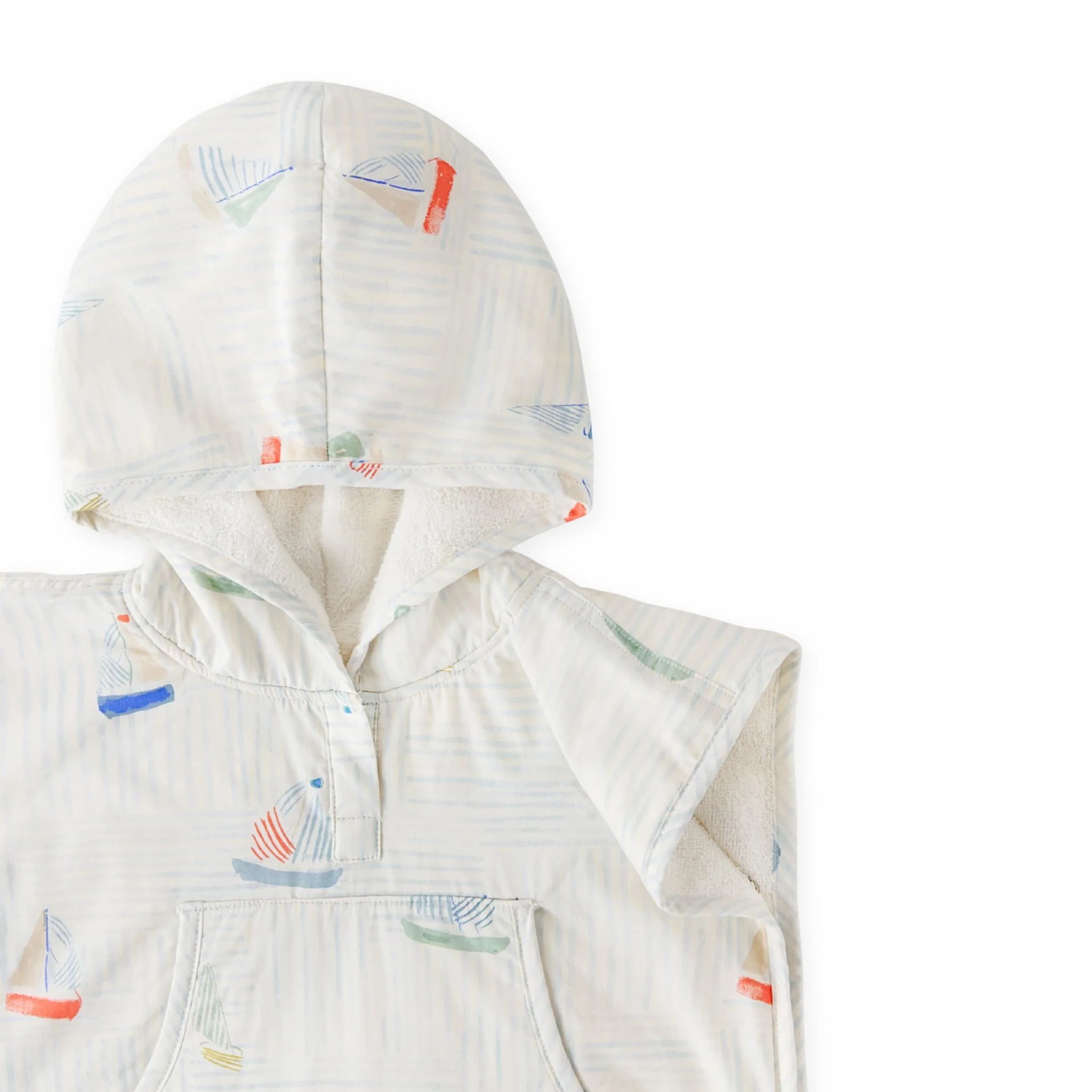 Hooded Poncho Towel- Set Sail