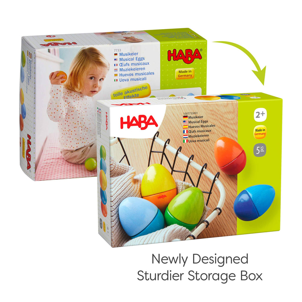 Fun with Sounds Wooden Eggs