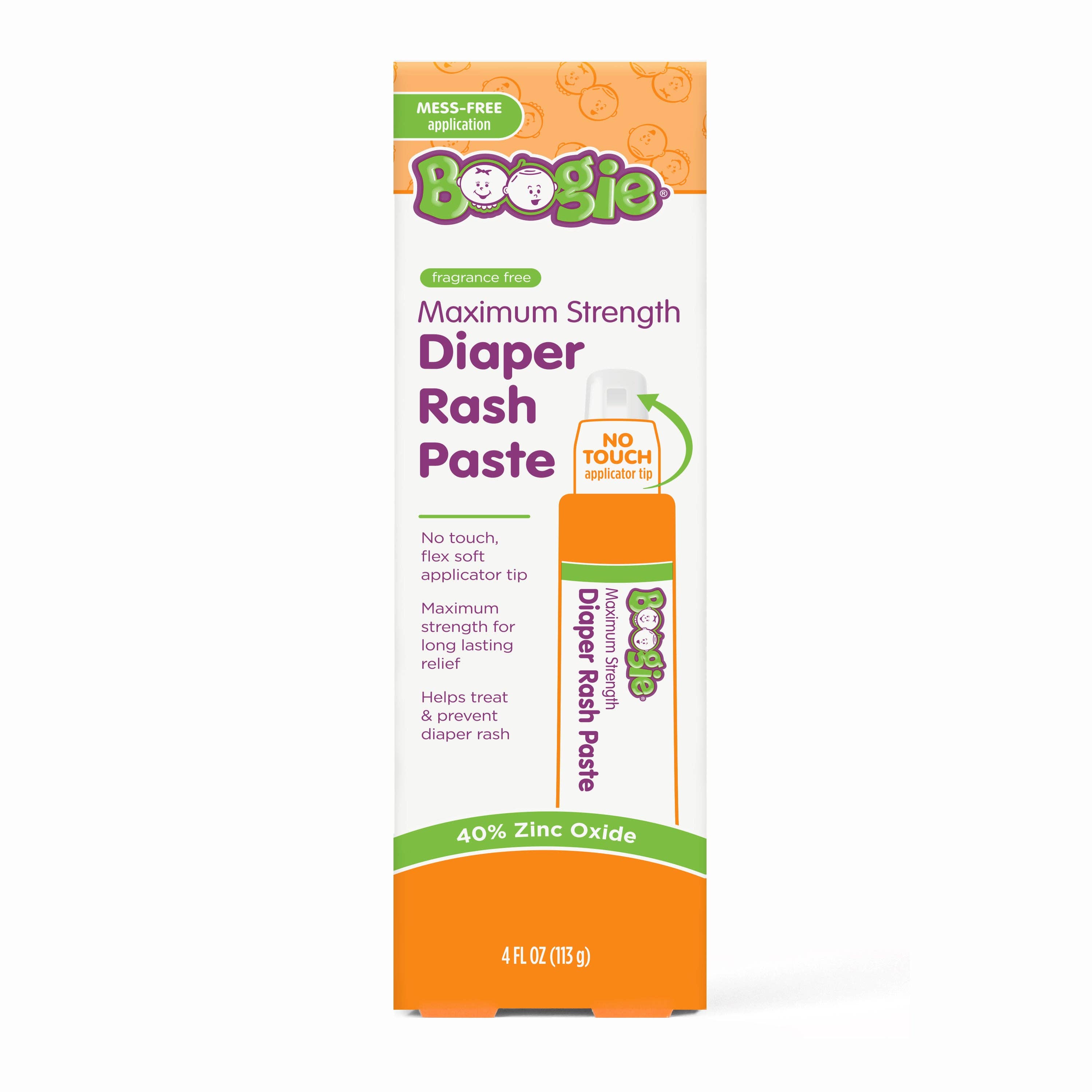 Boogie Maximum Strength Diaper Rash Paste in Applicator Tube,  4 oz. 