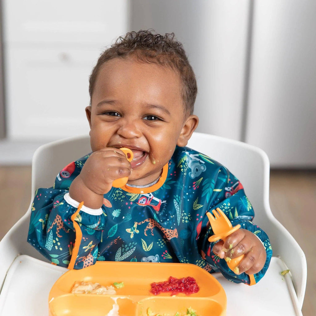 Sleeved Bib: Jungle