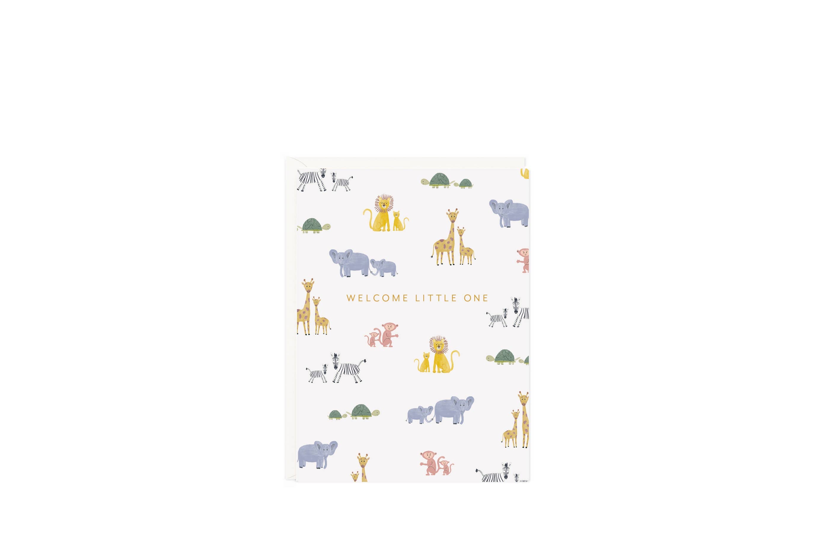 Welcome Animals Mini Card