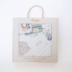 Charlie Farmhouse Tractor Hooded Towel/Wash Cloth Set