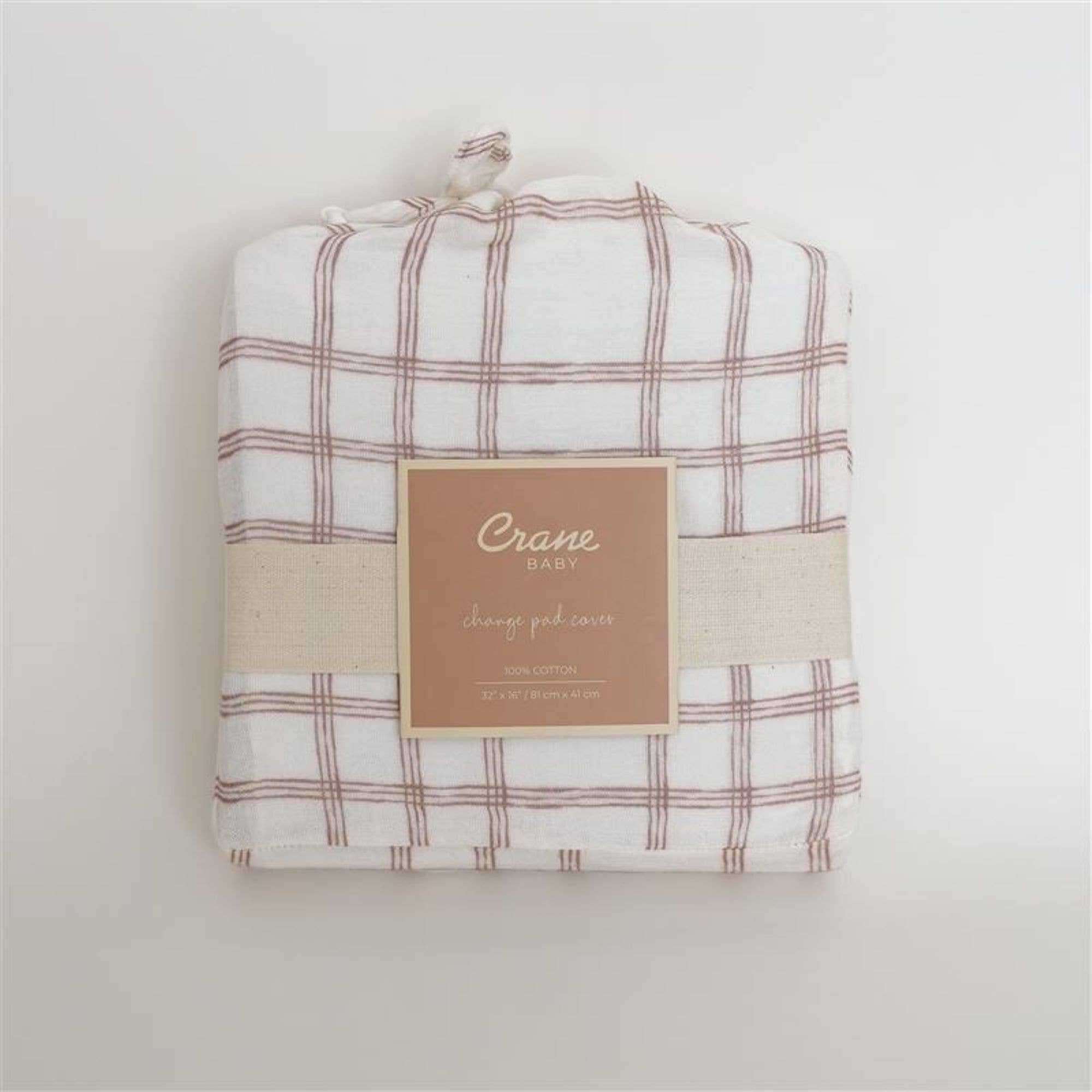 Charlie Farmhouse Quilted Plaid Change Pad Cover