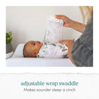 Disney™ Winnie the Pooh essentials easy swaddle wrap quick change 3 pack TOG 1.0