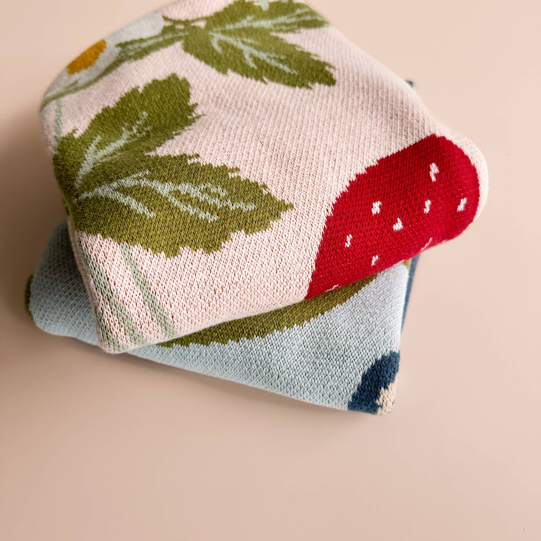 Blanket Strawberry Bunny Organic Baby Decor Christmas Gift