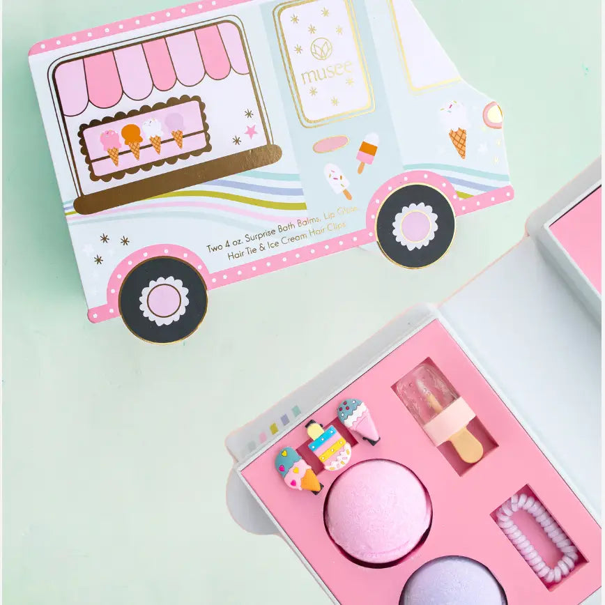 Ice Cream Truck Bath Balm and Accessory Set