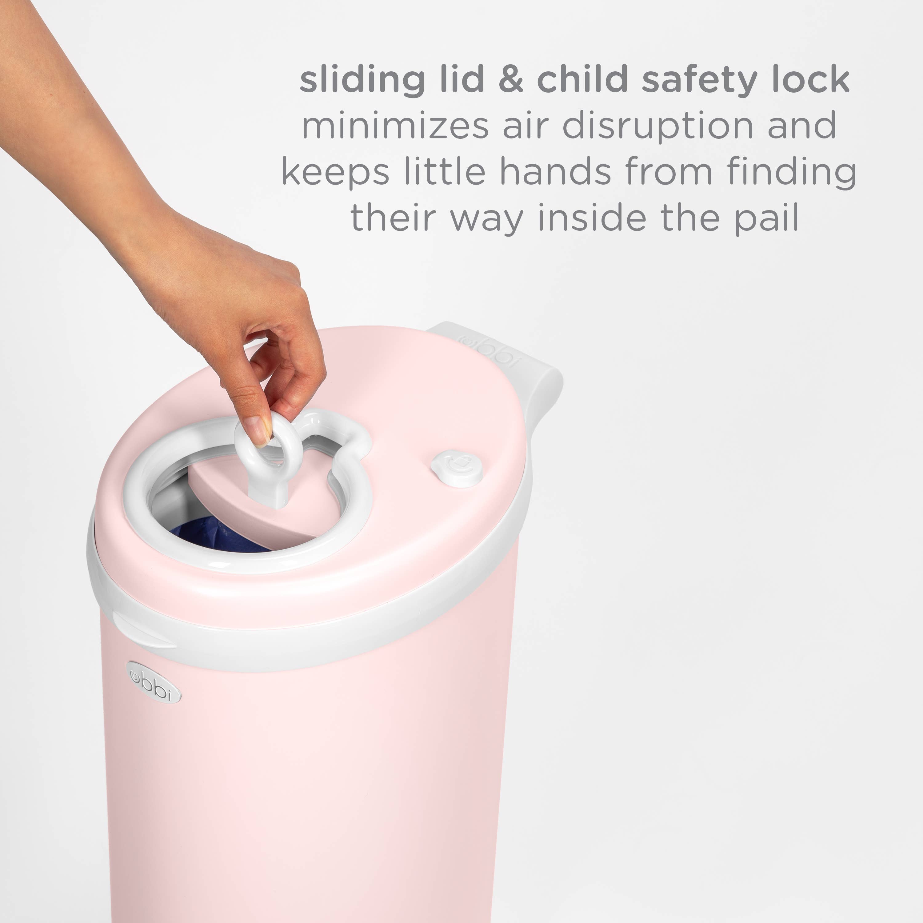 Blush Pink Diaper Pail