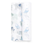 Essentials Cotton Muslin Swaddle Blanket- 2 Pack- Time to Dream
