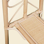 Handcrafted - Belle Kids Clothing Rack - Rattan Wicker