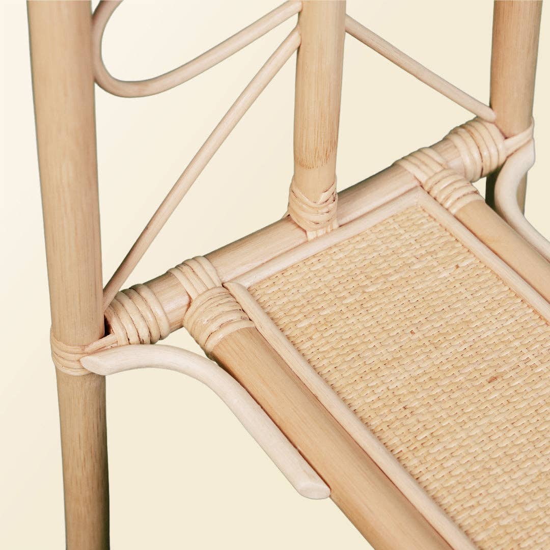 Handcrafted - Belle Kids Clothing Rack - Rattan Wicker