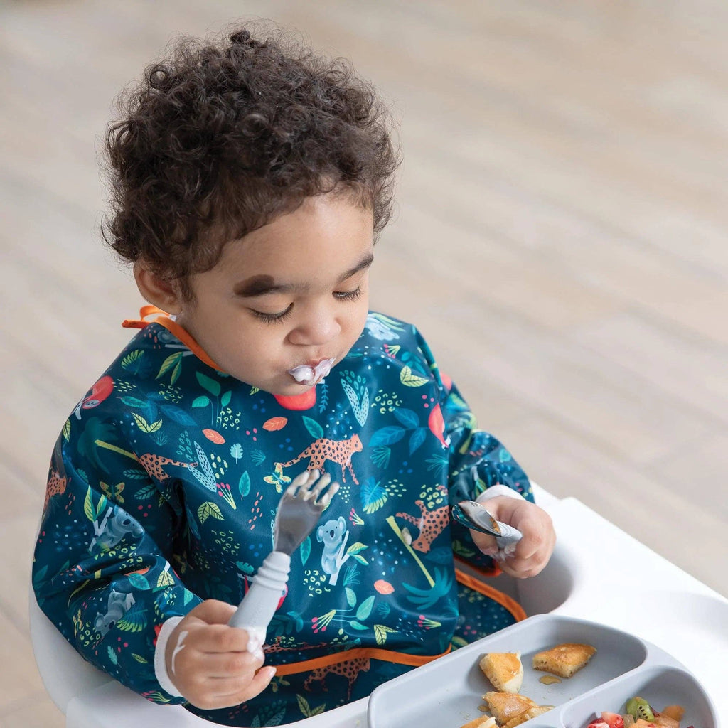 Sleeved Bib: Jungle