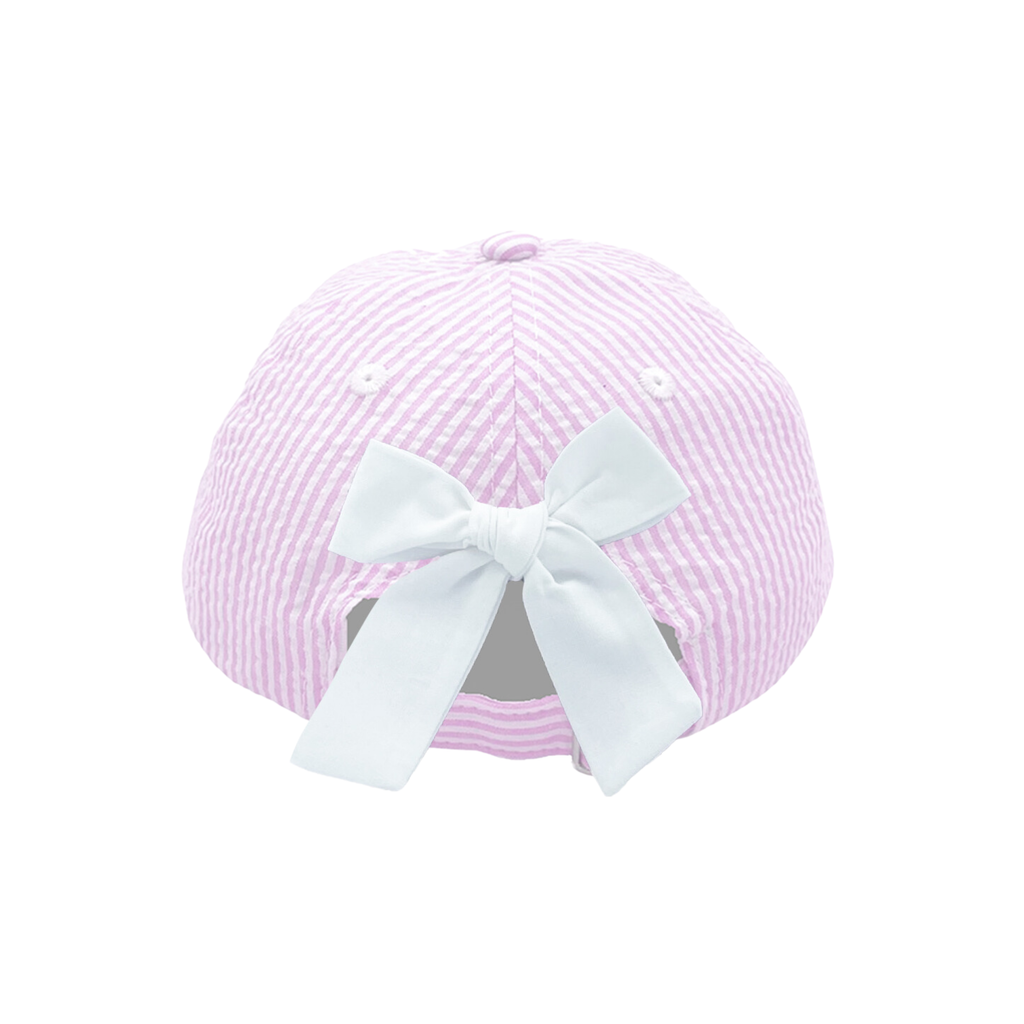 1st Birthday Bow Baseball Hat (Baby)