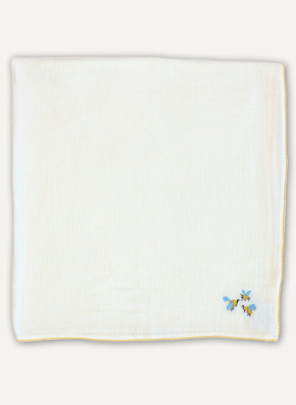 Bumblebee Embroidered Shawl Blanket