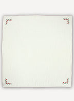 Poppy Embroidered Shawl Blanket