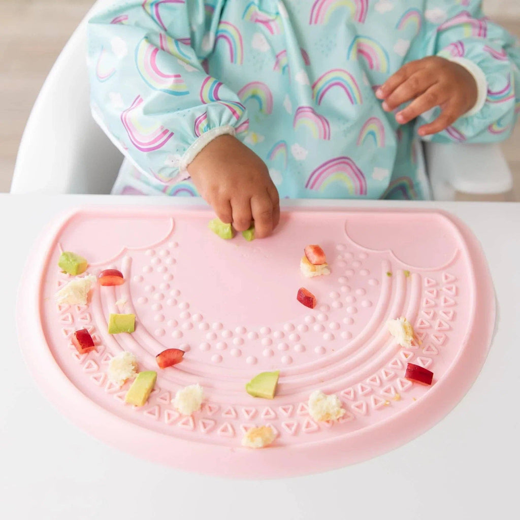 Sleeved Bib: Rainbows