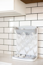 Gray Vertical Bottle Drying Rack