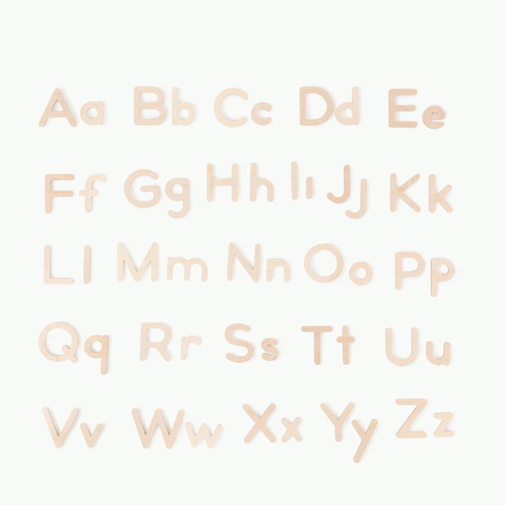 Wooden Letters- Birch