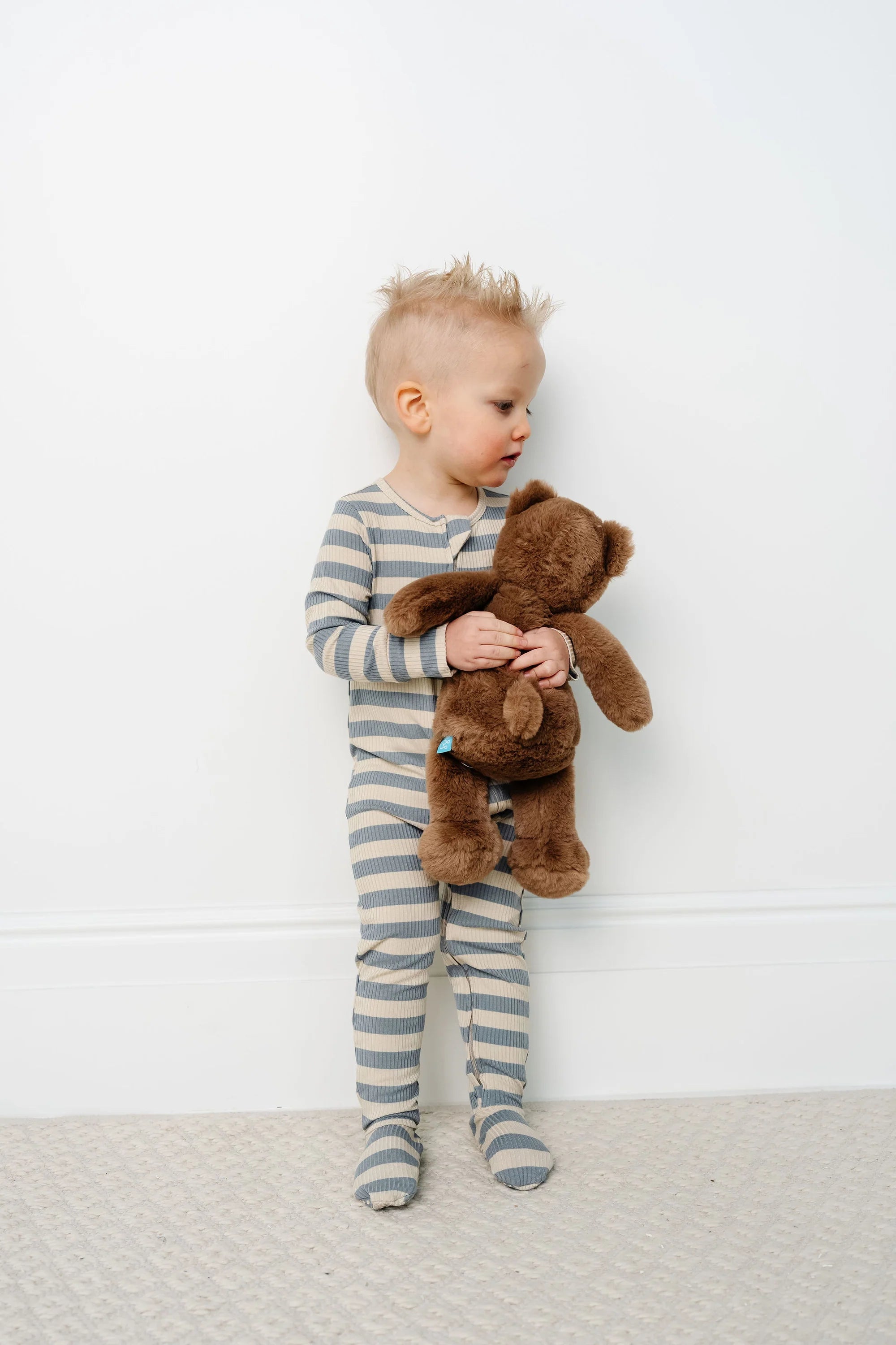 Lincoln Ribbed Zipper Footie