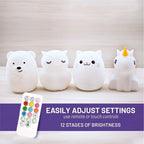 LumiPets® Opal the Owl- Children's Touch Night Light