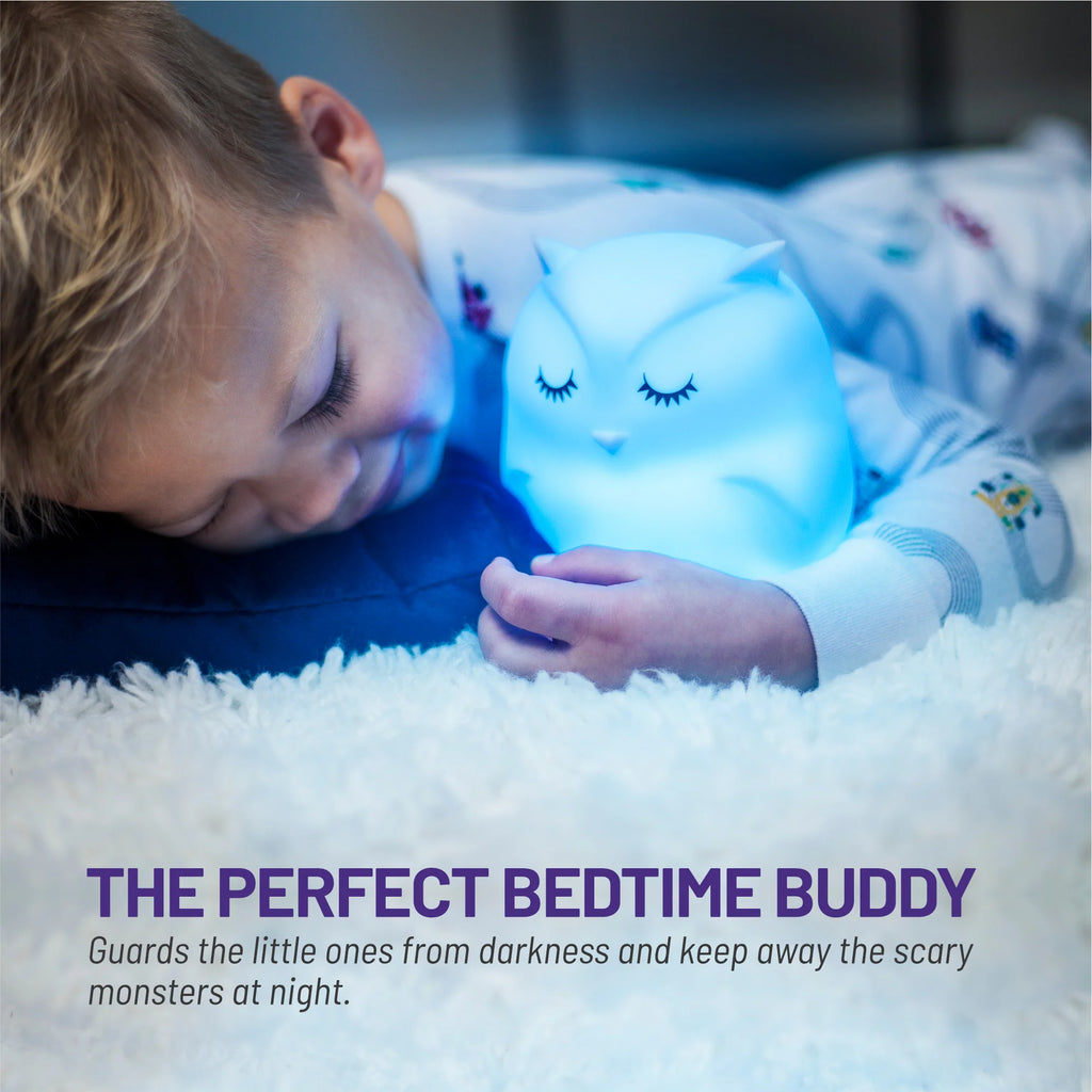 LumiPets® Opal the Owl- Children's Touch Night Light
