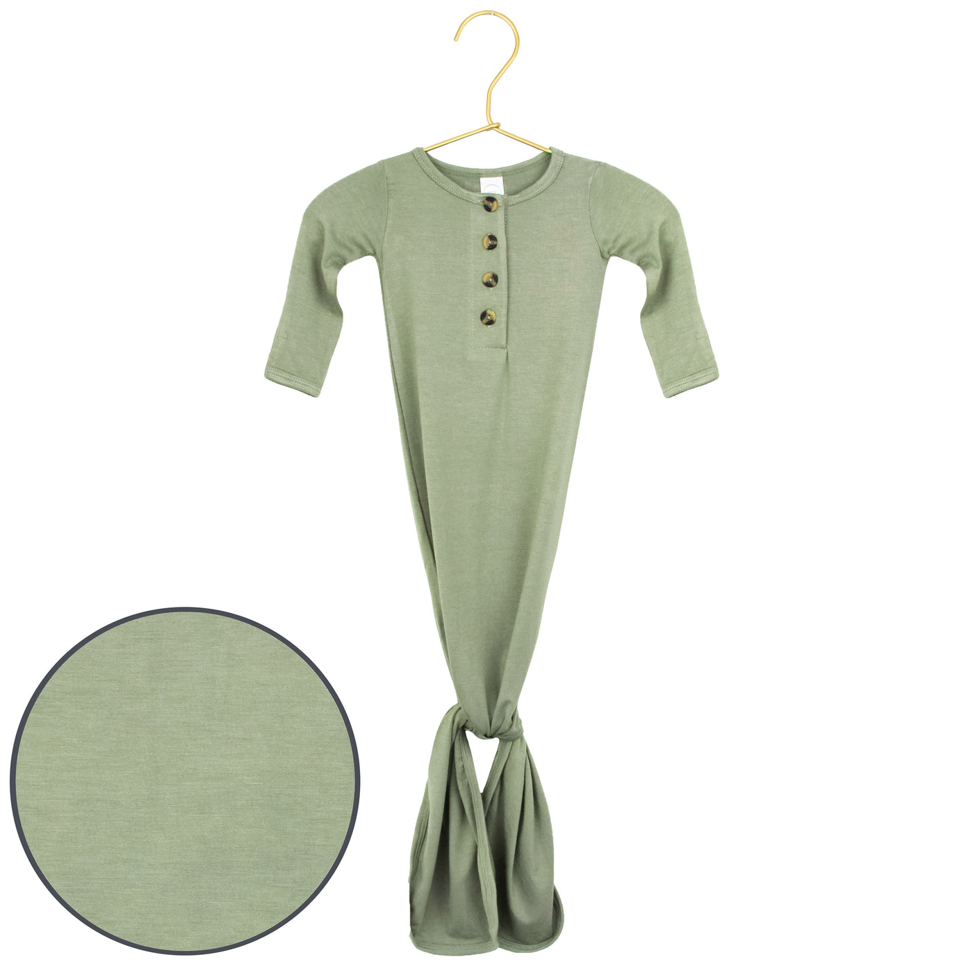 Marley Knotted Gown - Newborn-3 Months
