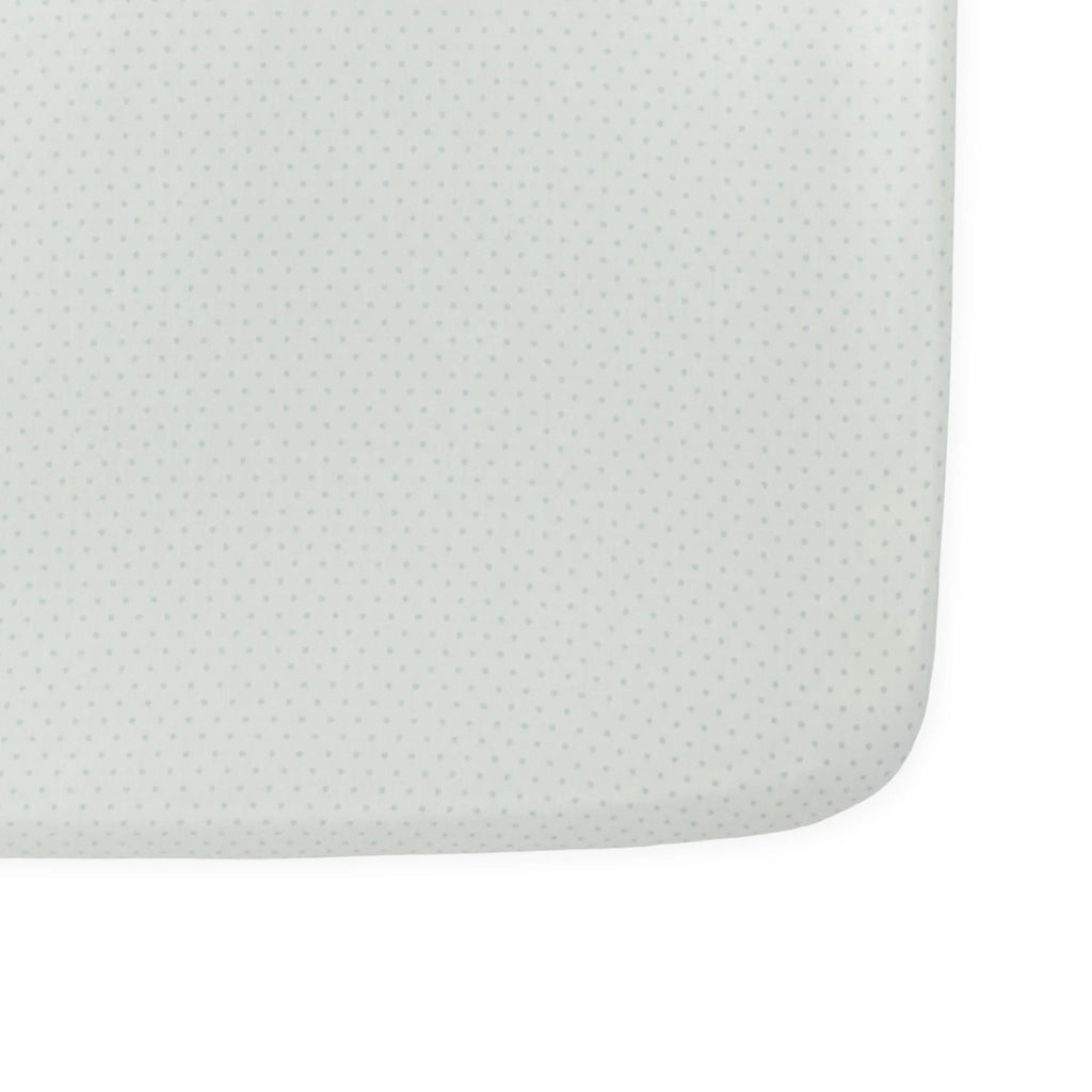 Pin Dot Crib Sheet- Sea