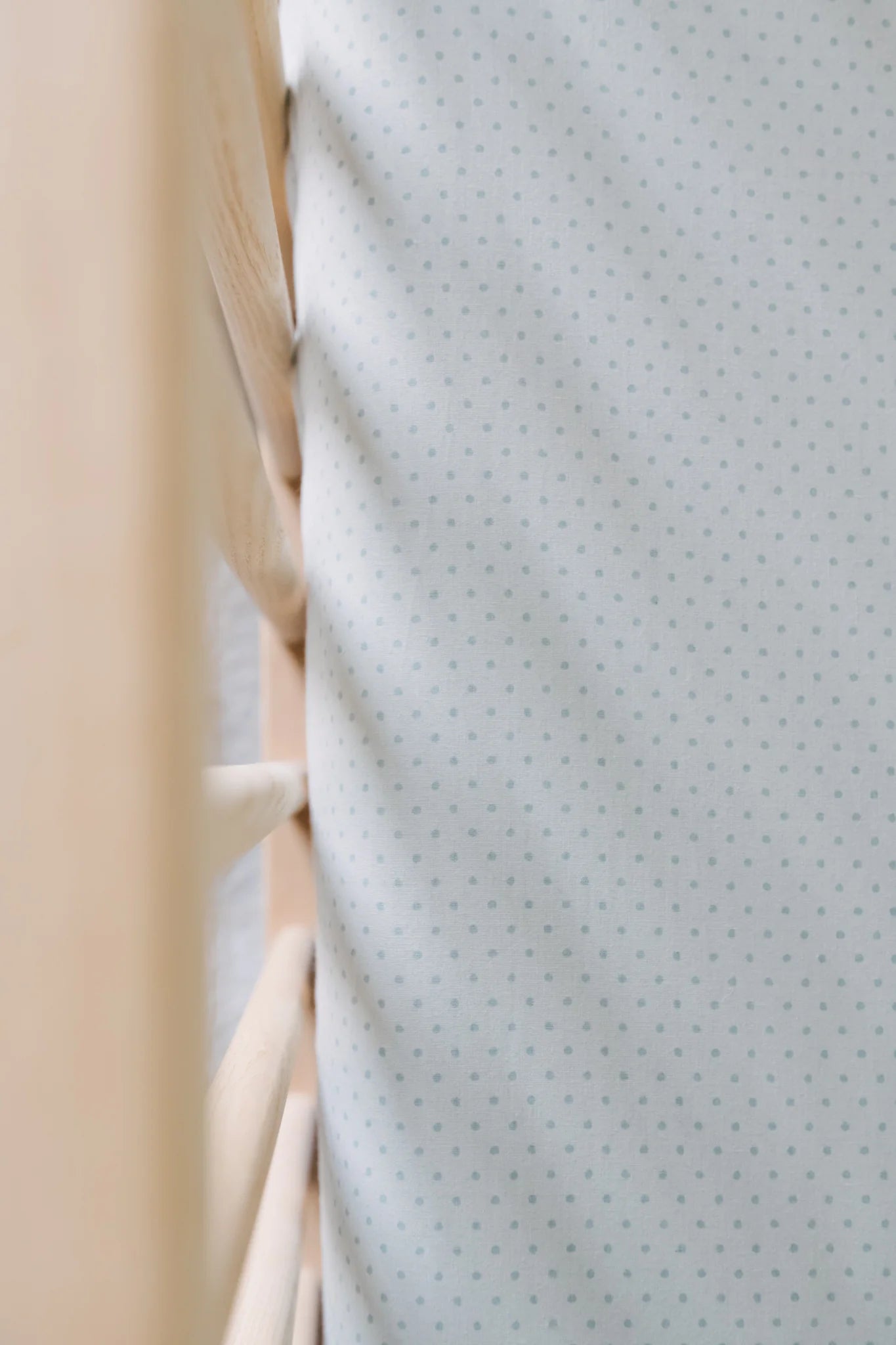 Pin Dot Crib Sheet- Sea