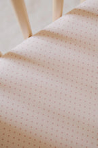 Pin Dot Crib Sheet- Peony