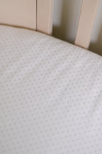 Pin Dot Crib Sheet- Pebble