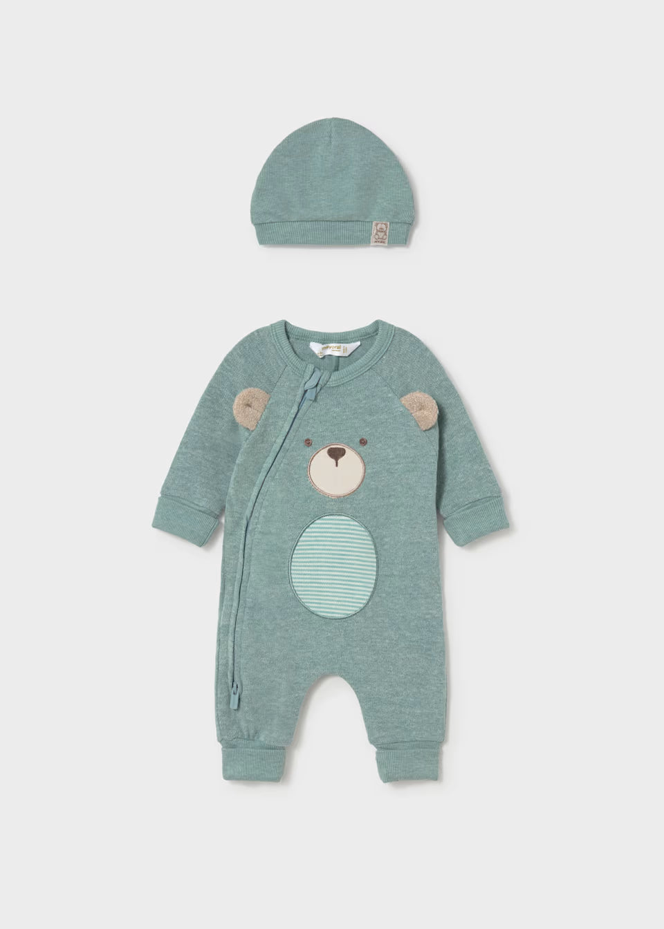 Bear One Piece Hat Set