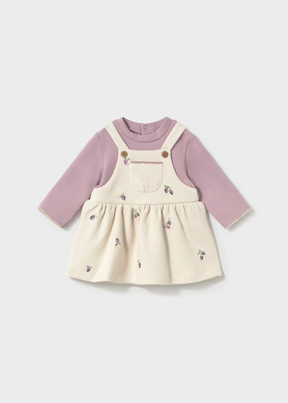 Baby Pinafore Dress Set
