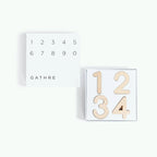 Wooden Numbers- Birch