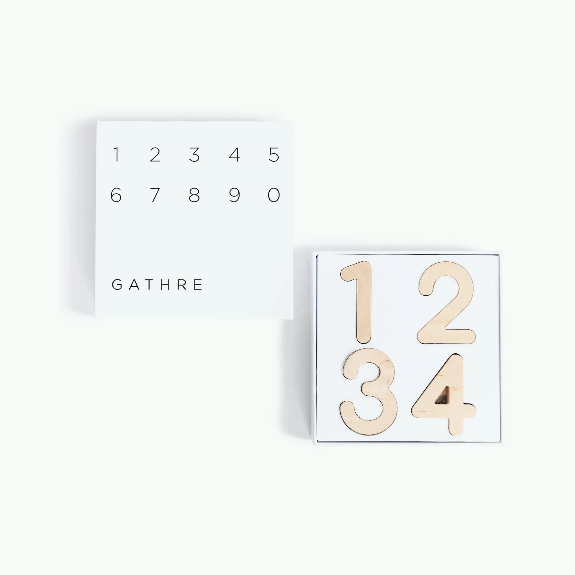 Wooden Numbers- Birch
