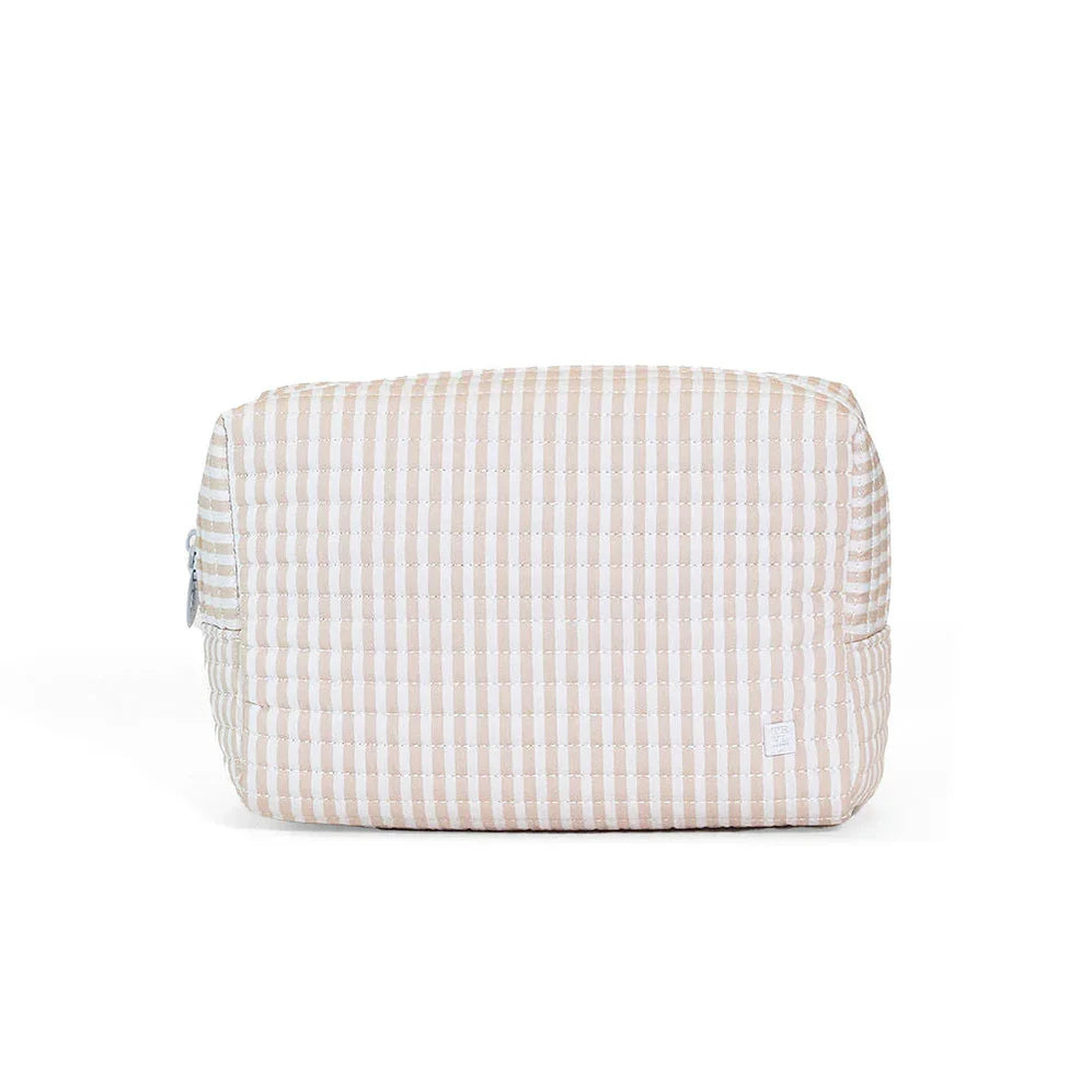 Quilted Everyday Bag- Pimlico Stripe Sand