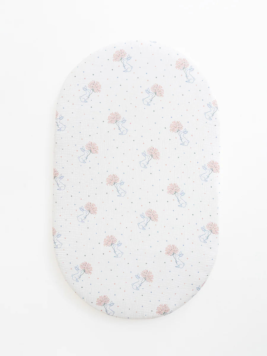 Muslin Moses Basket Fitted Sheets