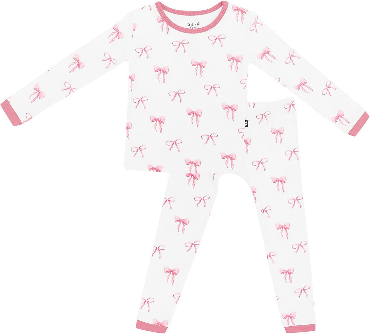 Long Sleeve Pajamas in Bow