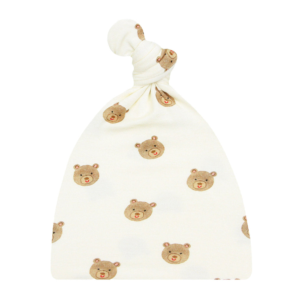 Teddy Top Knot Hat