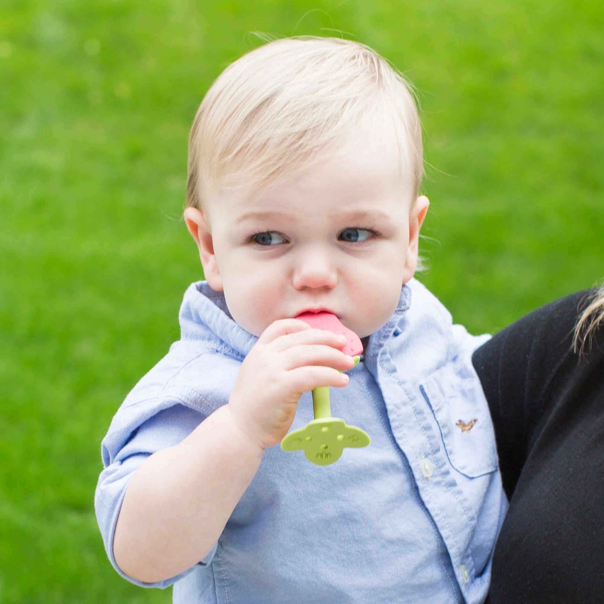 Innobaby Teethin SMART EZ Grip Fruit Teether - Berry