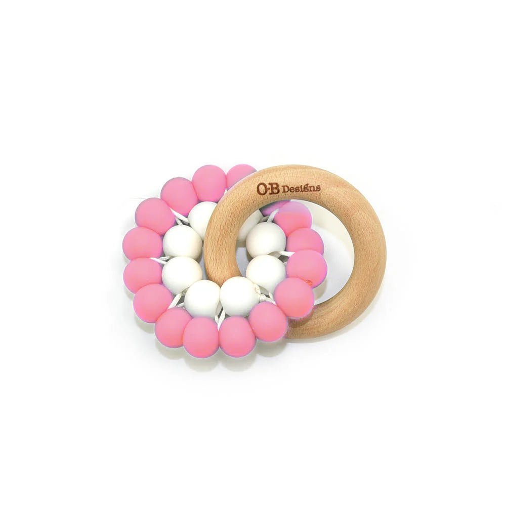 Hot Pink Eco- Friendly Teether Toy