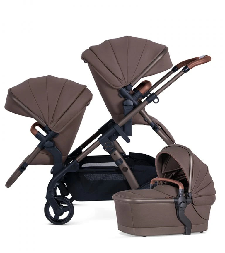 Silver Cross Wave 3 Single-to-Double Stroller - Local Pickup