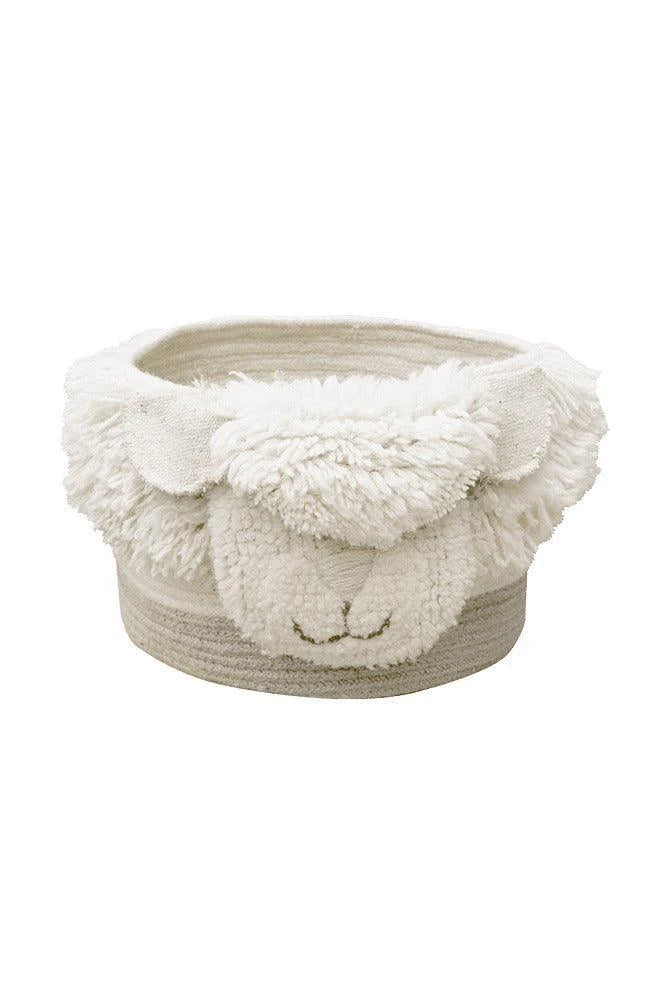 Pink Nose Sheep Woolable Basket